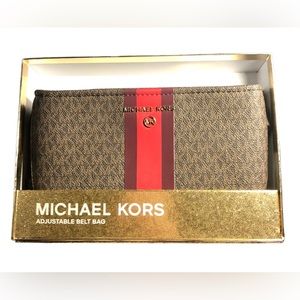 Michael Kors Adjustable Logo Belt Bag Size S/M NEW IN GIFT BOX!